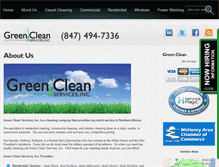 Tablet Screenshot of greencleanservicesinc.com
